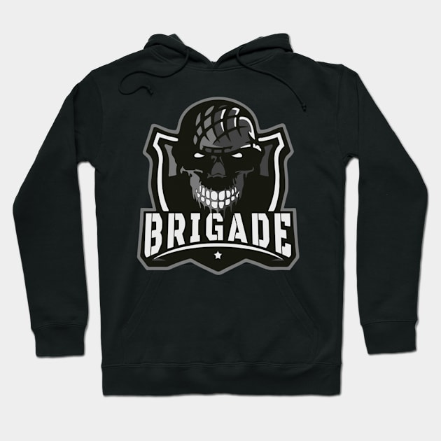 Wisconsin Brigade Hoodie by simsportsdesigns